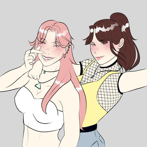 Sketch Half Body (Two characters)